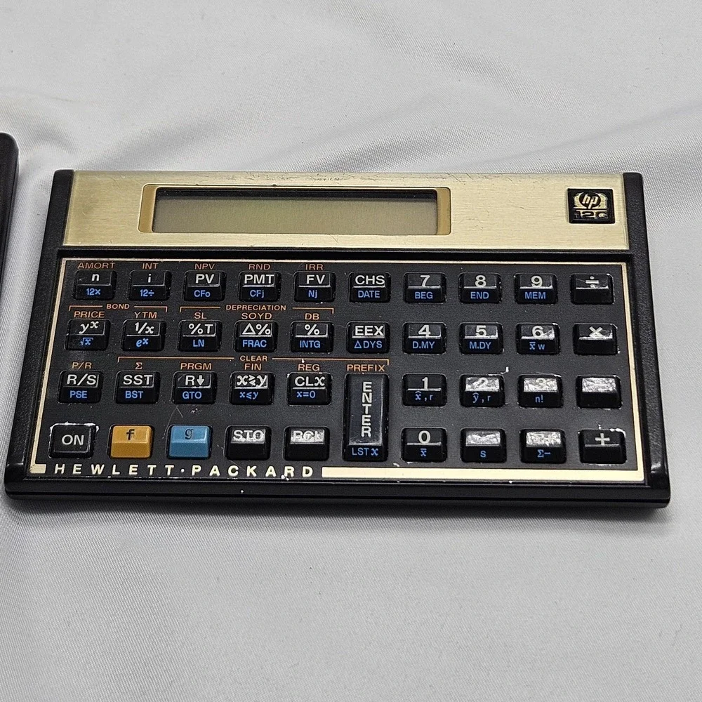 Hewlett Packard HP12C Financial‎ Calculator & Hewlett Packard 10B business calc